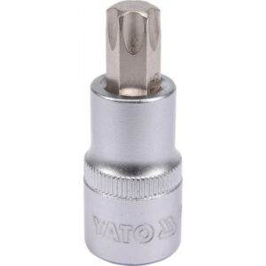 Torx Bit Socket - Male - Chrome Vanadium - 1/2" Connector - Standard Length - T55 x 50mm - YT-04317