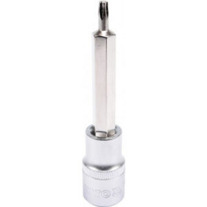 Torx Bit Socket - Male - Chrome Vanadium - 1/2" Connector - Long - T25 x 100mm - YT-04321