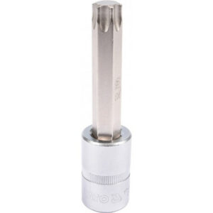 Torx Bit Socket - Male - Chrome Vanadium - 1/2" Connector - Long - T60 x 100mm - YT-04328
