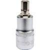 Hex Bit Socket - Chrome Vanadium - 1/2" Connector - Standard Length - HEX 8 x 50mm - YT-04384