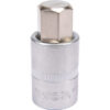 Hex Bit Socket - Chrome Vanadium - 1/2" Connector - Standard Length - HEX 17 x 50mm - YT-04388