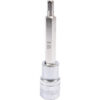 Hex Bit Socket - Chrome Vanadium - 1/2" Connector - Long - HEX 6 x 100mm - YT-04392