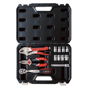 Tool Set - Sockets and Pliers - Chrome Vanadium - 12 Piece - YT-38972