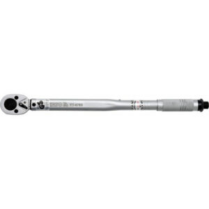 Torque Wrench - Chrome Vanadium - 1/2" Connector - Range 42-210Nm - Measurement Tolerance 4% - YT-0760