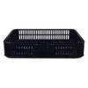Slim Crate - Open Top - Live Bird - Vented - Plastic Crate - 74 x 53 x 15.5 cm - Recycled Material - Black - PI-LB10_slim-black