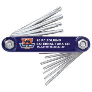Torx Key Set - Folding - External - 10 Piece - TOOS1990