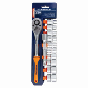 Socket Set - 1/2” - Chrome Vanadium - 12 Piece - TOOS1505