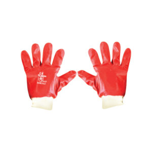 PVC Gloves -Wrist - Red - TOOG726