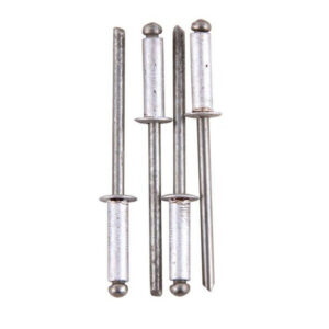 Rivets - Aluminium - 4.0 x 8mm - Pack of 100 - TOOR1657