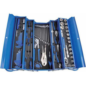 Tool Box - 5 Tray- Metal- Cantilever Box - Professional - 85 Pieces - 56 x 25 x 24 cm - TOOT2631