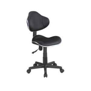 Typist Chair - Mid-Back - Ross - 89 x 51 x 53 cm - Fabric - Black - QZY-G2B
