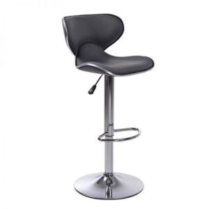 Barstool - Fiji - 100.5 x 49 x 45 cm - Polyurethane - Black - JR-6127-3