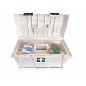 First Aid Kit - Office Regulation 7 - Plastic Box and Contents - 32 x 17 x 13 cm - FAK5010