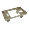 Metal Dolly - Square - 60 x 40 x 15 cm - Load Capacity 250kg - METALDOLLY