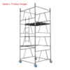 Steel Self Lock Scaffold Tower - Complete - 1.5m x 1.5m - 8m - SHD-8-1.5