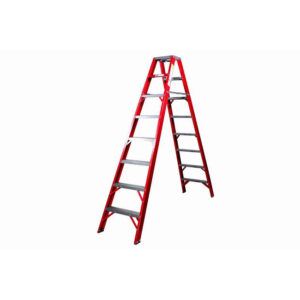 Fibreglass Double Sided Ladder - Industrial A-Frame - 12 Steps - 3.6m - FGSD12