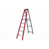 Fibreglass Single Sided Ladder - Industrial A-Frame - 8 Steps - 2.4m - FGS8