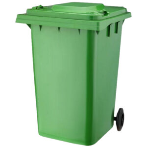 Wheelie Bin - 360L - 2 Wheel - Plastic - Green - 0216