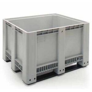 Bulk Bin - Solid - 1000kg - Plastic - Grey - 0095