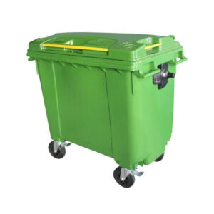 Bulk Wheelie Bin - 660L - 4 Wheel - Plastic - Green - 0090