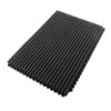 Entrance Mat - Premier Grip Interlocking Scraping and Drainage Floor Tile - 45 x 30 x 1.2 cm - Black - PG010001