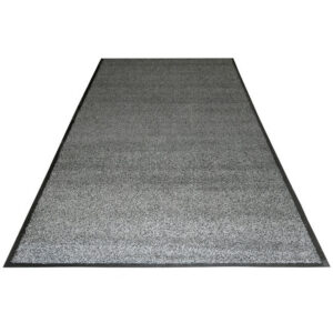 Doormat - COBAwash Dirt Trap Entrance Mat - 300 x 90 x 0.8 cm - Black and Grey - LM010608