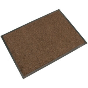 Doormat - COBAwash Dirt Trap Entrance Mat - 150 x 85 x 0.8 cm - Black and Brown - LM010502