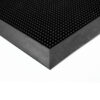 Rubber Doormat - Fingertip Dirt Scraping Entrance Mat - 150 x 90 x 1.1 cm - Black - FT010006