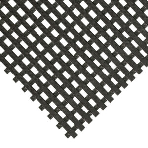 Workplace Mat - DeckStep PVC Anti-Slip Drainage - 1000 x 120 x 1.15cm - Black - DS011210