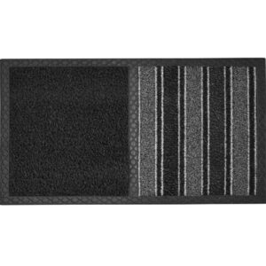 Disinfectant Mat - COBAcare Duo Zone - 67 x 39.5 x 1.5 cm - Dark Grey and Grey - CDM008