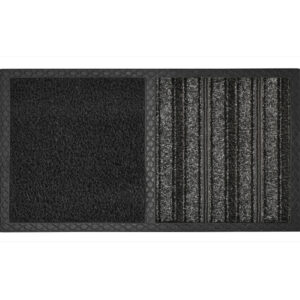 Disinfectant Mat - COBAcare Duo Zone - 67 x 39.5 x 1.5 cm - Dark Grey and Anthracite - CDM007