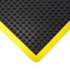 Rubber Mat - Bubblemat Anti-Fatigue - 90 x 60 x 1.4 cm - Black and Yellow - BF010701