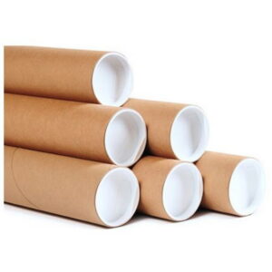 Cardboard Postal Tube with End Cap - A1 - 65 x 5.16(Ø) cm - 2G_POTU6551