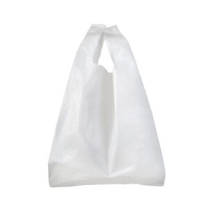 White Plastic Carrier Bags - 30 Micron - Mini 200 - 46 x 10 cm - Pack of 1000 - 2G_PLCAMI30
