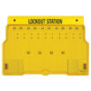 Safety Series Lockout Station Only - Holds 10 Locks - 59.6 x 11.4 x 39.3 cm - MA500133