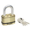 Padlock Brass Cover - Excell - Keyed - 64mm - MA455008