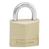 Brass Padlock - Standard Hardened Shackle - Keyed - 40mm - MA205335