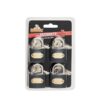 Padlock - Iron - 4k/A - 30mm - Pack of 4 - 97031037
