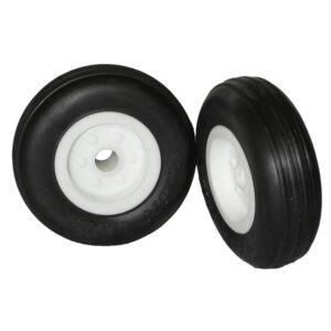 Plastic Wheels - Polypropylene - 50mm ⌀ - Pack of 2 - RJTJ50