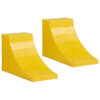 Wheel Chock - 8 Ton - Medium - 34 x 16 x 23 cm - Set of 2 - SXS489