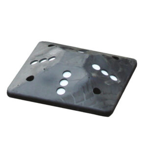 Speed Bumps - Rubber - Square - White Dots - 1M - SXS401PM