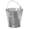 Impala Galvanised Bucket - Metal - 4L - Pack of 10 - 33830