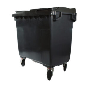 Wheelie Bin - Plastic - 4 Wheel - 770L - Charcoal - Wheelie Bin 770L-charcoal