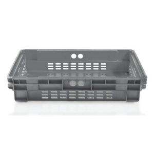 Stack-Nest Crate - Vented - SABS Approved - 20L - Grey - Pack of 200 - SN64120-grey