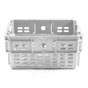 Stack-Nest Crate - Vented - SABS Approved - 16.6L - Grey - Pack of 250 - SN43190-grey