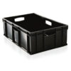 Stack Crate - Solid - 38L - Recycled Plastic - Black - Pack of 60 - SC64200R-black