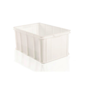 Plastic Crate - Meat Bin - SABS Approved - 52L - White - Pack of 45 - MT64285-white