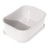 Plastic Crate - Meat Bin - SABS Approved - 22L - White - Pack of 105 - MT54178