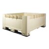 Jumbo Bin (Shallow) 4 Way Entry - Solid - SABS Approved - 474L - Beige - Pack of 3 - JB528HS
