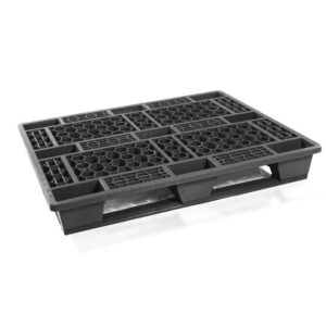Pallet - Plastic - Nestable - SABS Approved - 1200 x 1000 mm - Black - (MOQ 25) - CT6000R-black